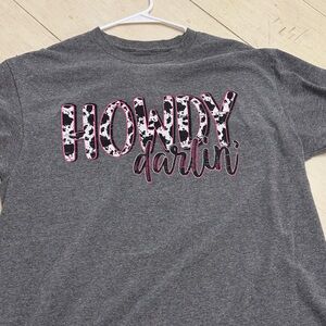 Gray 'Howdy Darlin' T-Shirt